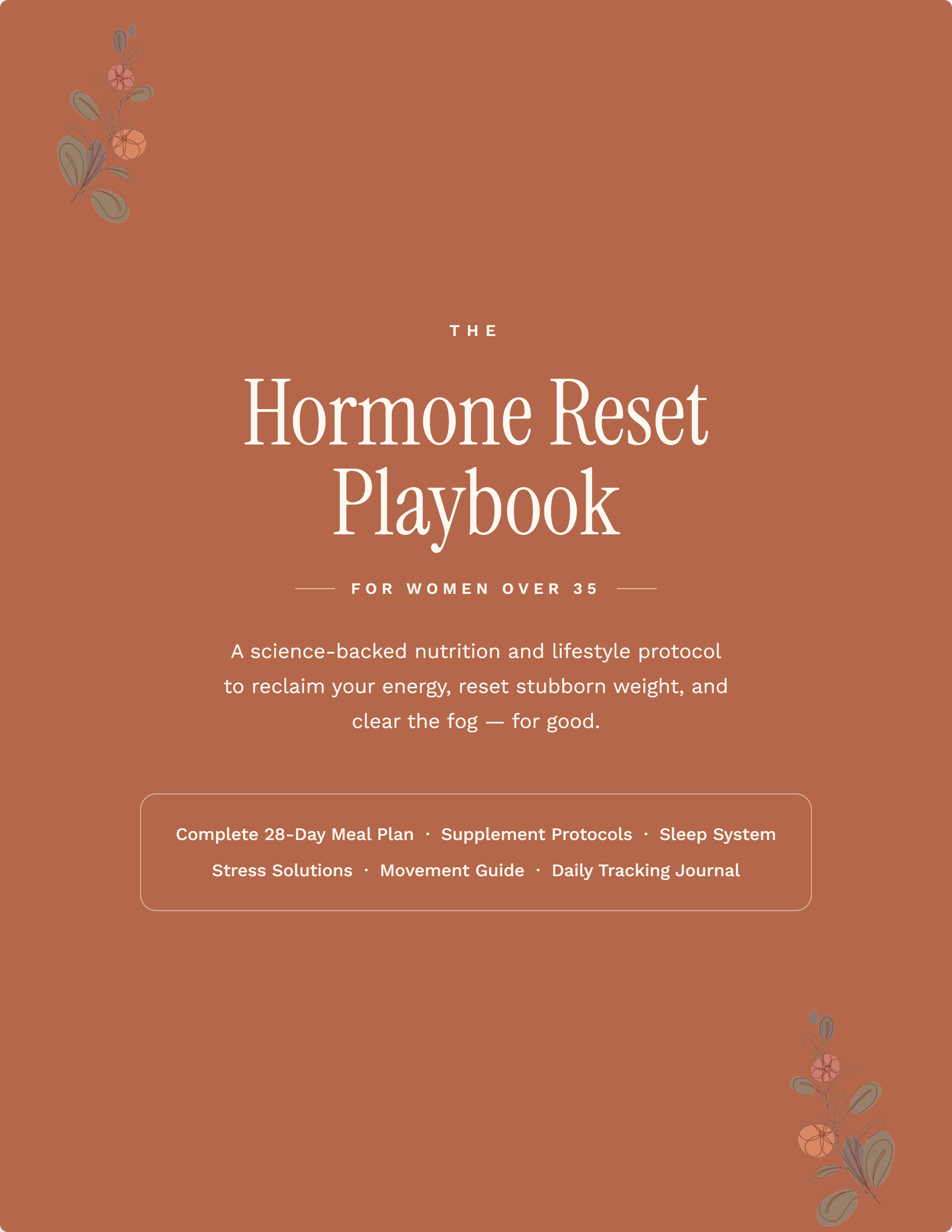 The Hormone Reset Playbook cover
